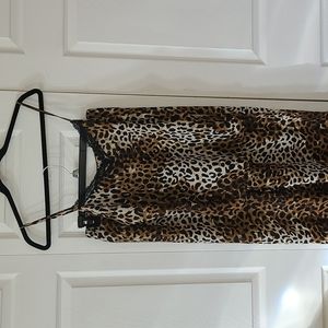 3 piece leopard print lingerie (L)